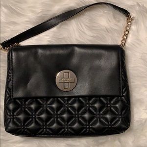 Black leather Kate Spade handbag
